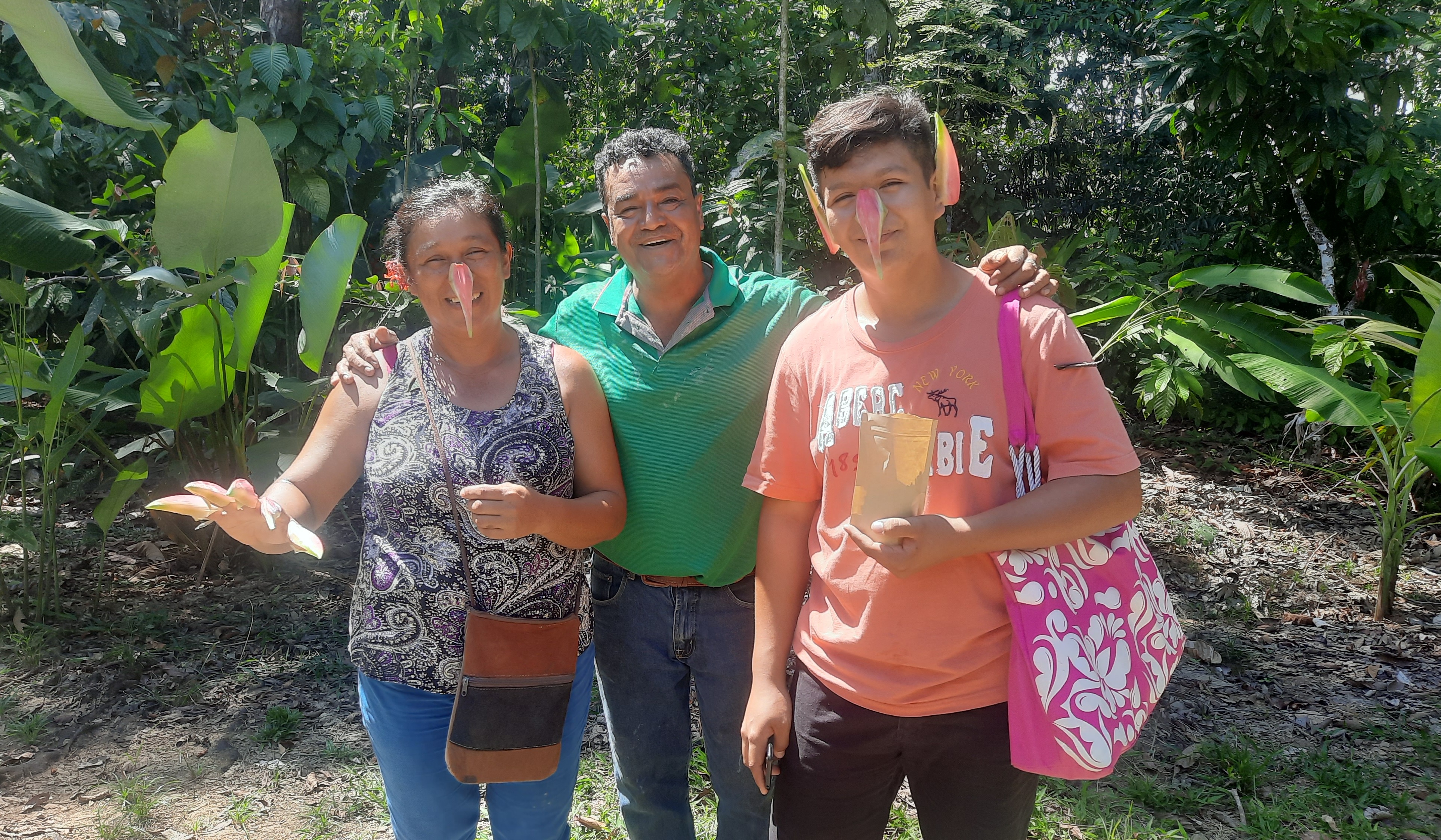 German, Fulvia and Lucas enjoying the encounter at Rancho Raices
